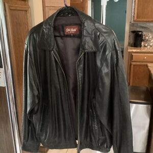 Leather jacket